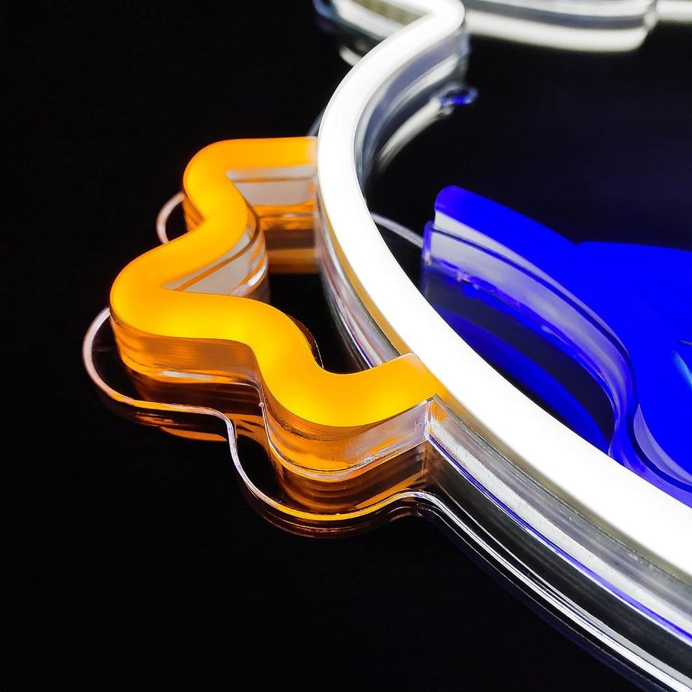 Retro Boo Mario Kart Ghost Cartoon Video Game Neon Light LED Kid/Teen Dorm Room - Picture 4 of 7